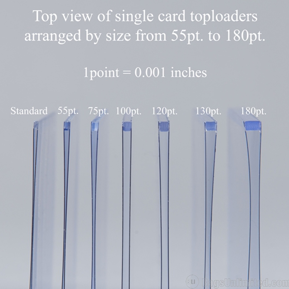 Toploaders for 55 Pt. Trading Cards